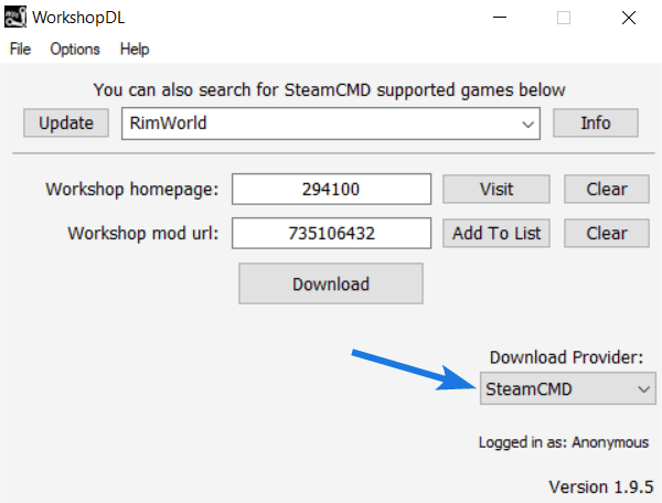 how to download steam workshop files without the sfm